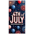 thumbnail image 3 of Colorful Theme Independence Day Banner Decorative Design 4th of July Party Decoration for USA Celebration Holiday Festivity, 3 of 8