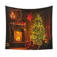 thumbnail image 1 of Tapiz con temática navideña, tapiz pequeño para colgar en la pared con diseño navideño, manta de pared, para dormitorio, sala de estar, 1 of 5