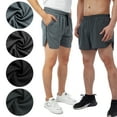thumbnail image 2 of Men's 2 in 1 Running Shorts Quick Dry Athletic Shorts with Liner Workout Shorts With Pockets For Basketball Football Cycling, Running, 2 of 8