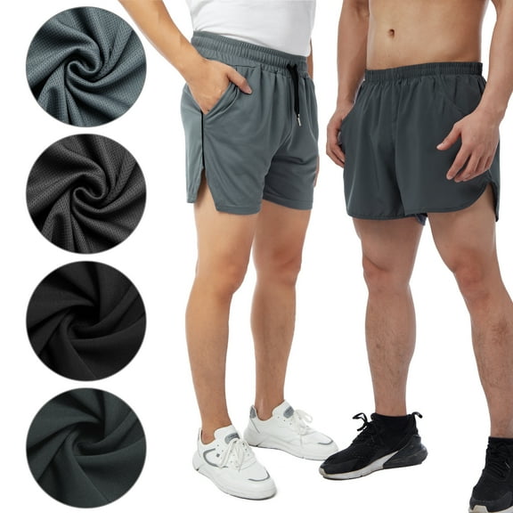 Athletic Shorts for Men with Pockets and Elastic Waistband Quick Dry Active Wear No Fading No Deformation And Durability
