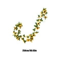 thumbnail image 3 of SHIMELE Artificial Sunflower Garland String, Faux Floral Decor for Home, Weddings, Parties, Events - 2.5m Yellow Sunflowers, Green Leaf Accent, Wall Hanging, 3 of 6