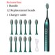 thumbnail image 3 of Cepillo de dientes eléctrico sónico nuevo 2023, recargable por USB, de metal, IPX7, resistente al agua, para adultos, cepillo de limpieza para blanqueamiento dental, 3 of 5