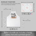 thumbnail image 6 of CounterArt "Made With Love" Kitchen Apron with Grid Marked Pastry Mat, 6 of 6