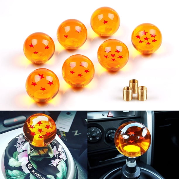 Accesorios de modificación de coche cabeza de engranaje de bola de dragón amarilla cabeza de engranaje de 1-7 estrellas cabeza de engranaje cabeza de bola cabeza de palo de onda - bola de dragón de 5 estrellas (sin adaptador) dontodent Kuyhfg Sin marca