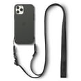 thumbnail image 1 of Ringke Air & Shoulder Strap Case Compatible with iPhone 12 Pro / 12, Lightweight Thin TPU Cover with Shoulder Strap - Smoke Black / Black, 1 of 10