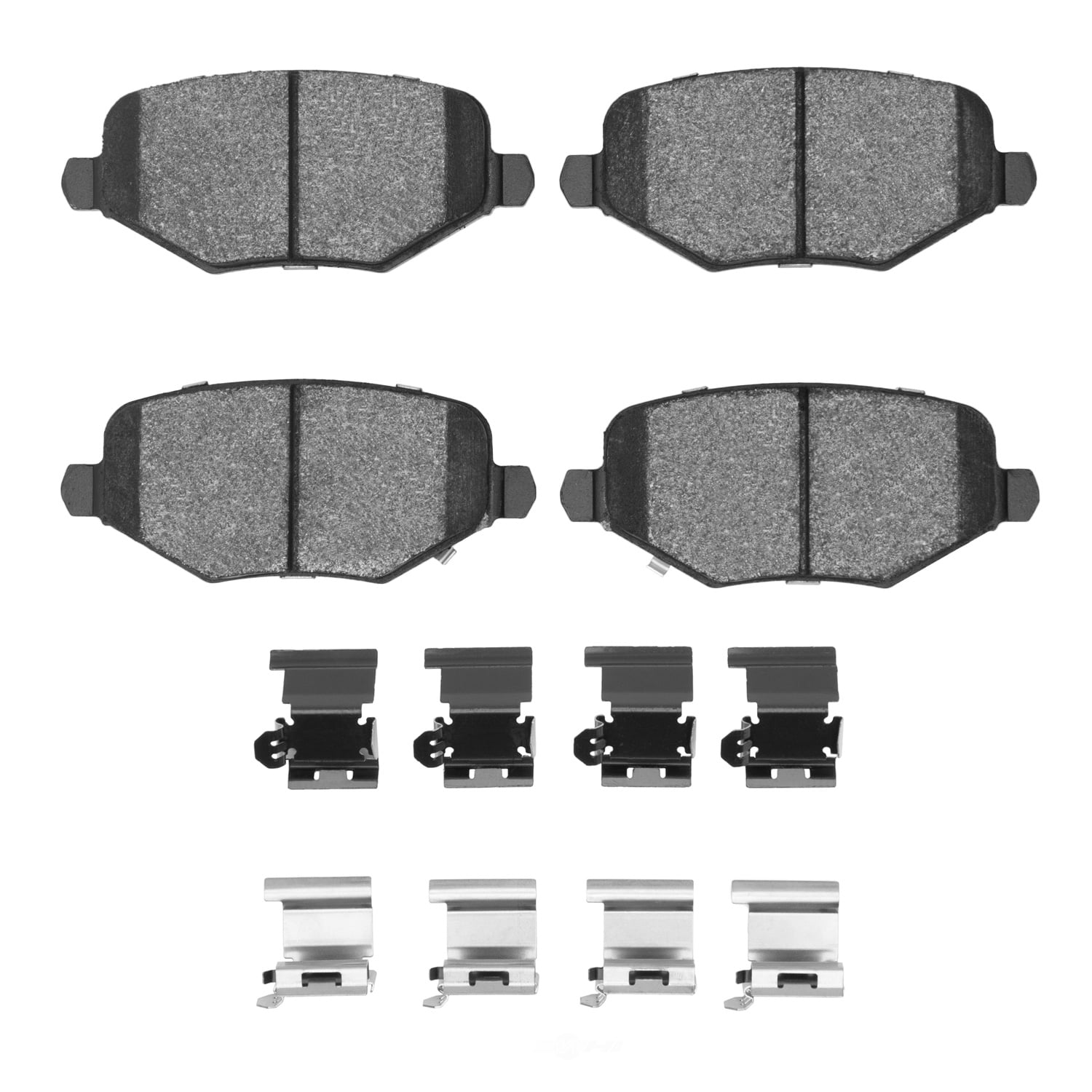Dynamic Friction Company 1551-1719-01 DFC 5000 Advanced Brake Pads - Ceramic and Hardware Kit - OE