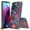 Red Blooms Blossom, variant on For Motorola Moto G Play 2023 Floral Patterns Design Transparent Silicone Shock Absorption Bumper Hard PC Back Phone Case Cover by Xpression - Flowers & Butterfly
