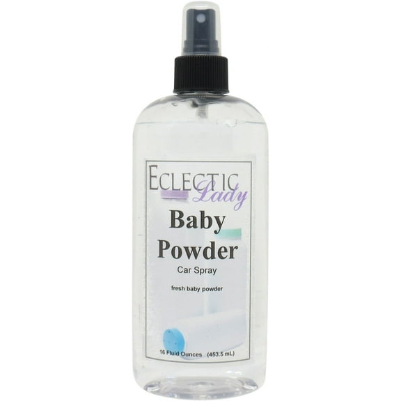 Baby Powder Car Spray, 16 ounces