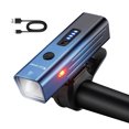 thumbnail image 1 of High Brightness Aluminum Alloy Bicycle Light 250 Lumen USB Rechargeable Bike Light Light Sensing Road Bike Light Multi-Modes Cycle Safety Lamp, 1 of 7