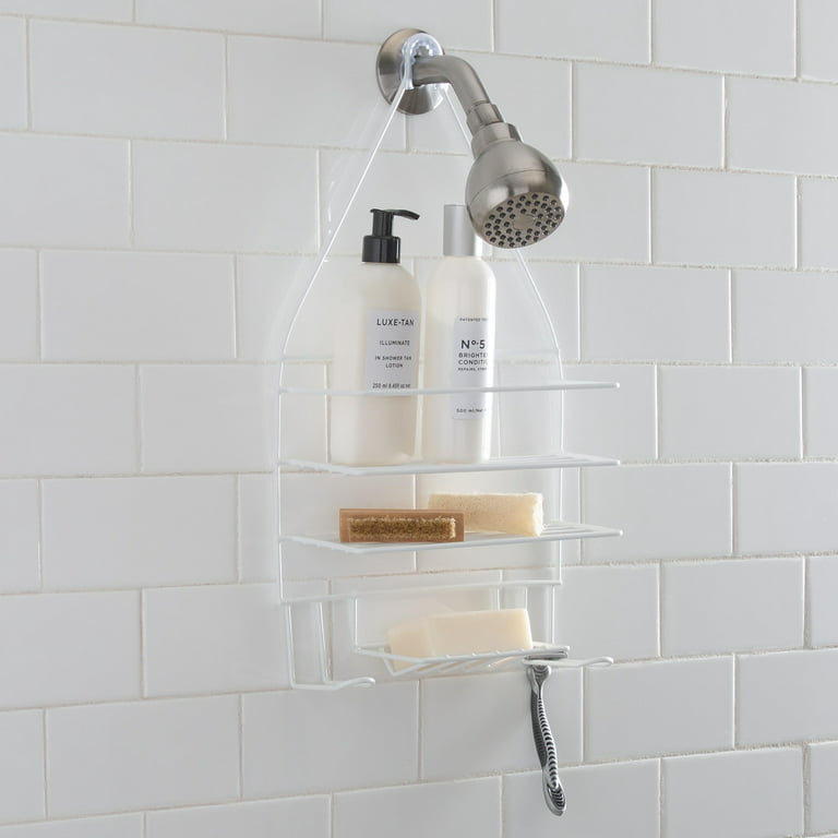 Hanging Shower Caddy, Bathroom Shelves Over Shower Head, Bathroom