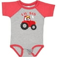 thumbnail image 3 of Inktastic Farmer Tractor Little Sis Girls Baby Bodysuit, 3 of 5