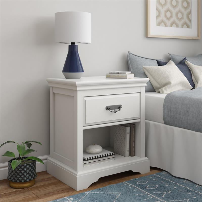 Ameriwood Home Bristol Classic 1 Drawer Nightstand in