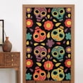thumbnail image 4 of XMXY Japanese Doorway Curtain Noren, Abstract Color Skulls Door Closet Curtain Panel, Room Dividers Privacy Tapestry, 34 x 56 Inches, 4 of 7