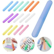 15 Pcs Travel Toothbrush Holder, Portable Toothbrush Case, 7 Color Toothbrush Cover, Dust-proof Toothbrush Travel Case for Home, Travel, Business, Camping, School