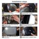 thumbnail image 3 of DC 12V Car Side Wing Mirror Heating Pad Rearview Mirror Mist Demister, 3 of 5