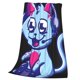 thumbnail image 3 of Manta con diseño de hombre gato y salsa, para decoración de habitación, manta de franela para cama y sofá, 40 x 30 pulgadas, 3 of 4