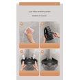 thumbnail image 3 of Estante de almacenamiento de 8 ganchos de doble capa para baño, inodoro sin perforaciones, montado en la pared de aleación de aluminio (negro), 3 of 4
