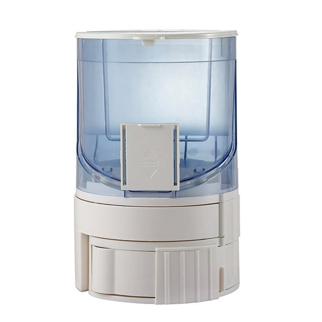 Dispensador de agua y comida para mascotas 2 en 1, bebedero automático translúcido de gran capacidad para gatos y cachorros