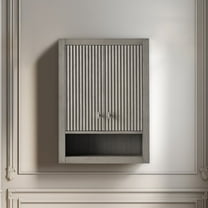 Vanity Art 24" Wall Mounted Bathroom Storage Cabinet with Soft Close Doors