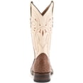 thumbnail image 4 of FERRINI Men's Colt Full Quill Ostrich S-Toe Boots, Color: Kango, Size: 8-D (1019307080D), 4 of 6