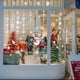 thumbnail image 2 of Adhesivos de pared de Navidad Sala de estar Tienda Escaparate Cortinas Centro comercial Adhesivos de ventana Muñeco de nieve Calcomanías de copos de nieve, 2 of 3