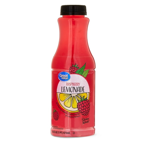Great Value Raspberry Lemonade, 16 fl oz