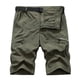 thumbnail image 1 of pstuiky Pantalones cortos para hombre, Pantalones cortos cargo de talla grande para hombre, con múltiples bolsillos, holgados, para playa y verano Pantalones cortos de golf, 1 of 5