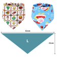 thumbnail image 2 of Dog Bandana Christmas Pet Scarf Triangle Pet Bandana, 2 of 5
