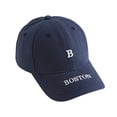thumbnail image 4 of Baby Boy Sun Hat Kids Letter B Embroidered City Print Baseball Cap Adjustable Navy One Size, 4 of 4