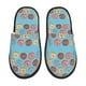 thumbnail image 1 of Fotbe Cute Donut Pantuflas Peludas para Mujer con Estampado, Zapatillas de Peluche, Zapatos de Invierno para Casa, Uso Interior y Exterior-Large, 1 of 8