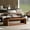 Walnut, variant on DRNANLIT 43.3" Lift-Top Coffee Table, Solid Wood Veneered Adjustable Height Table with Storage, Walnut