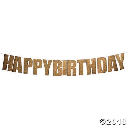 birthday garland