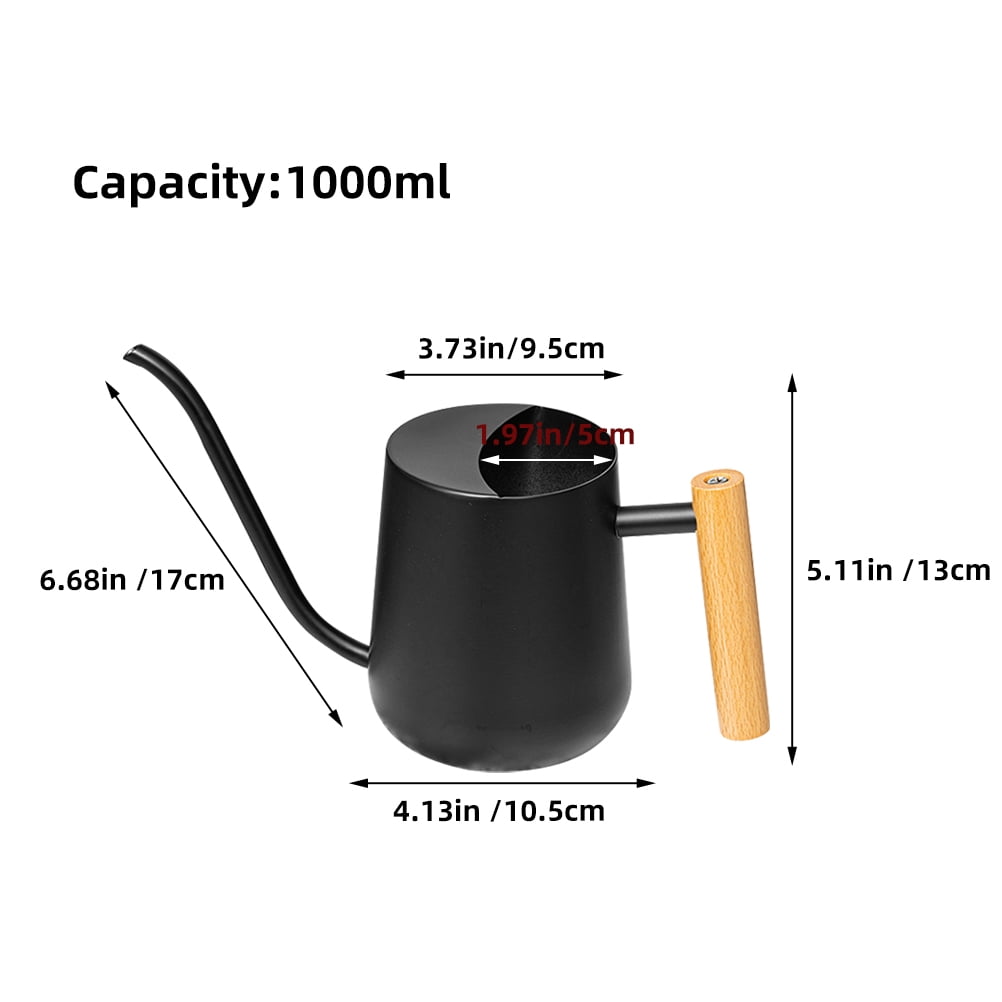 LEORX 1Pack Modern Design Watering Can for Indoor and Outdoor Plants 6.68X5.11X3.73In