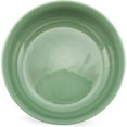 thumbnail image 4 of Elanze Designs Bistro Glossy Ceramic 8.5 inch Pasta Bowls Set of 2, Sage Green, 4 of 6
