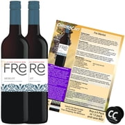 Sutter Home Fre Merlot Non-Alcoholic Red Wine Experience Bundle with Chromacast Pop Socket, Seasonal Wine Pairings & Recipes, 12/750ML, 2-Pack
