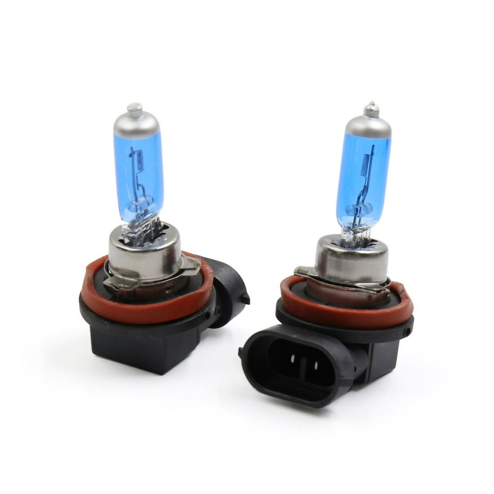 2 Pcs 12V 35W H8 Warm White Halogen Lamp Fog Light Headlight Bulbs for ...