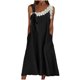 thumbnail image 1 of Vestido de Verano Casual sin Mangas Gradual de las Mujeres Vestido Largo con Cuello en V, Vestido de Vacaciones de Poliéster Suave, 1 of 9