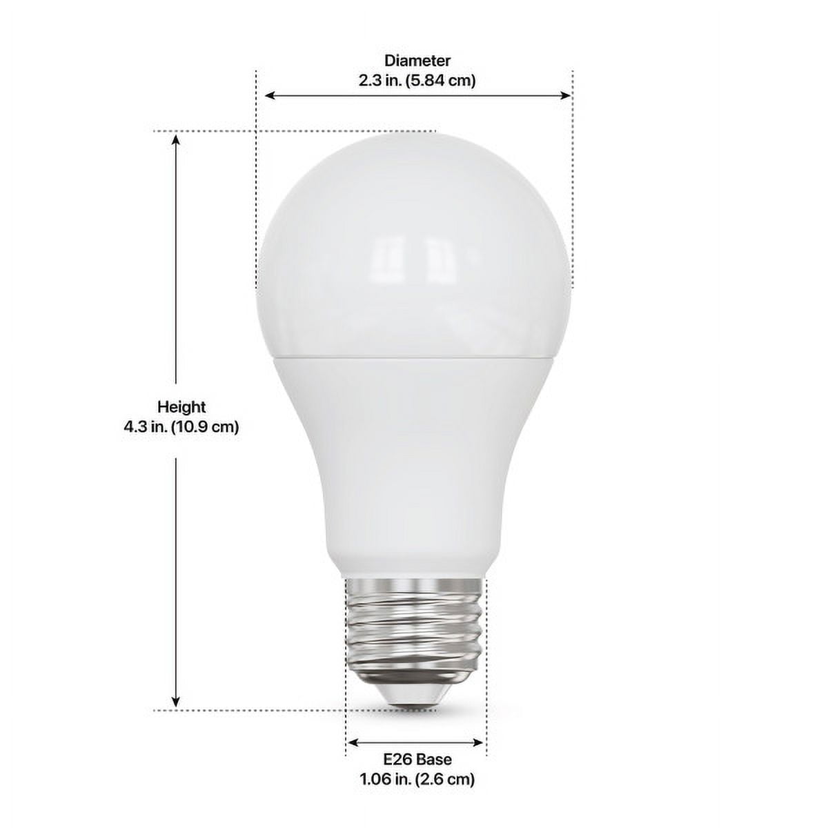 Feit Electric 8.8W (60W Replacement) Tunable White E26 Base A19 Smart WiFi LED Light Bulb