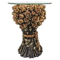 thumbnail image 2 of Design Table Sculpturale avec Dessus en Verre Roses Toscano, 2 of 4