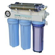 Koolermax AR-122 6-stage 120GPD Reverse Osmosis RO + DI water filter system for Aquarium, humidifier, ultrapure water