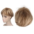 thumbnail image 3 of Pixie de Dorado Cortado Cabello Corto, PÍXIE RUBIA CORTA CORTA EL CABELLO FIBRA RESTENTE AL CALOR DE LA VIDA DEL CABLO COMO PARA LAS MUJERES PARA EL COSPLAY, 3 of 7