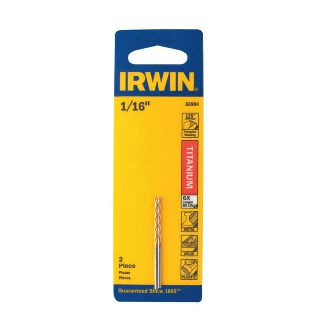 Broca IRWIN Hanson 63904 con revestimiento de nitruro de titanio