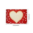 thumbnail image 3 of Envelope Valentines Day Doormat, Home Decor Heart Kitchen Mats Low-Profile Switch Rug Door Mat Indoor Outdoor, 3 of 6