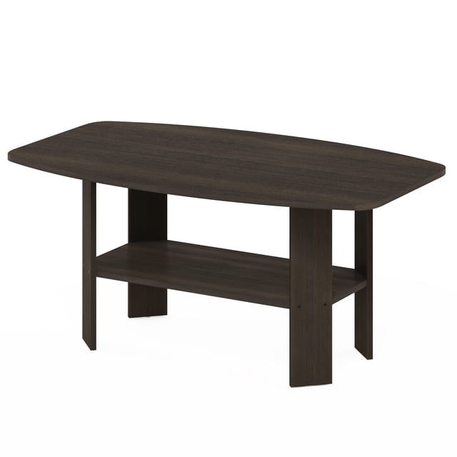 Mesa de café Furinno Simple Design, color marrón oscuro