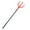 E, variant on Halloween Weapon Prop Realistic 3-Section Handle Costume Accessories Comfortable Grip Cosplay Supplies Large Halloween Demon Scythe Sickle Axe Fork Prop for Festival
