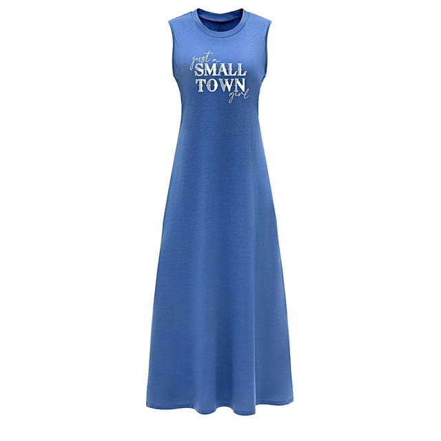 Vestido de verano para mujer, vestido moderno de corte A para viajar, ir de compras y vacaciones XL