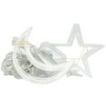 thumbnail image 2 of Viworld LED Star Moon Lamp Fairy Curtain String Lights Garland Christmas Lights Decor for Room Home Wedding Party Window Decor, 2 of 3