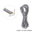 thumbnail image 2 of Flat Leather Cord, 5.5 Yard 3mm Leather String Strips for DIY Crafts, Grey, 2 of 6