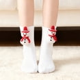 thumbnail image 6 of Kilaqueen Womens Christmas Crew Socks with Knitted Applique, Festive Novelty Holiday Socks for Parties, Stockings and Cozy Outfits, 6 of 6