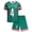 Green Mexico, variant on Quad Seven Boys Athletic Shorts Set Breathable Soccer Jersey Shirt & Soccer Shorts Set 2 Piece